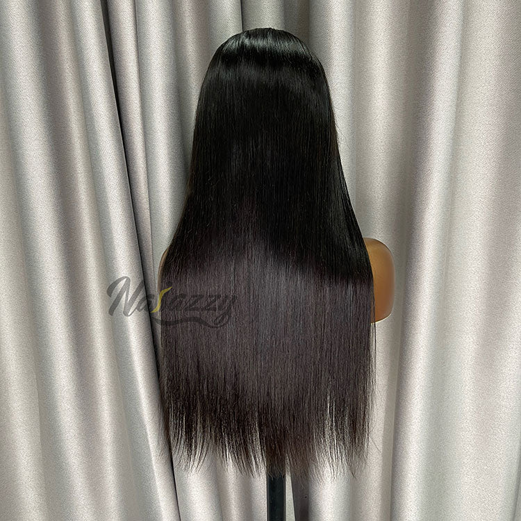 200% density 5x5 HD lace Straight human hair wig