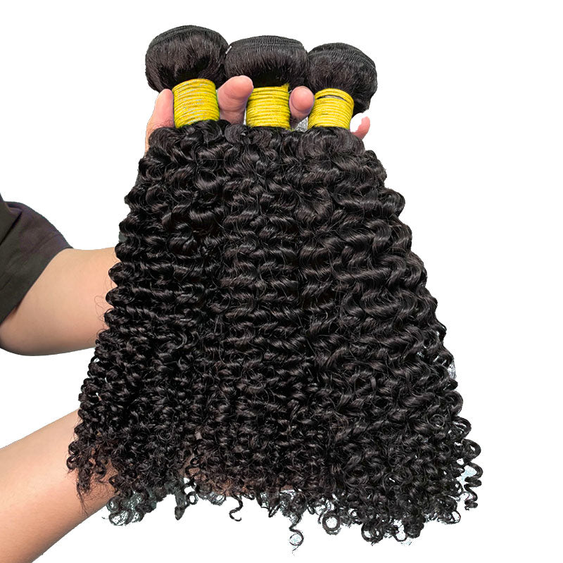 Top Raw Quality One Donor Hair Kinky Curly Human Hair Bundles