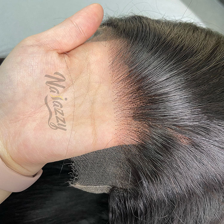 200% density 5x5 HD lace Straight human hair wig