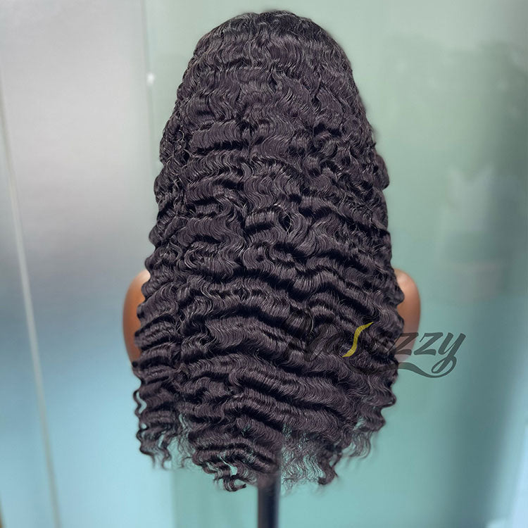 200% density 5x5 HD lace Burmese Curly human hair wig