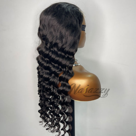 200% density 5x5 HD lace Loose Wave human hair wig