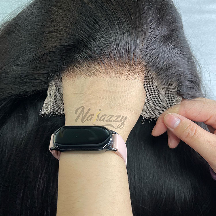 200% density 5x5 HD lace Straight human hair wig