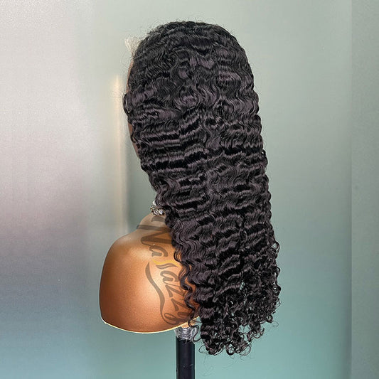 200% density 5x5 HD lace Burmese Curly human hair wig