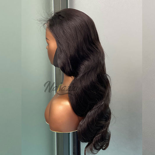 200% density 5x5 HD lace Body wave human hair wig