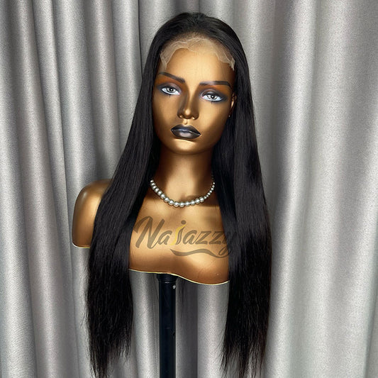 200% density 5x5 HD lace Straight human hair wig