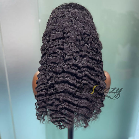 200% density 5x5 HD lace Burmese Curly human hair wig