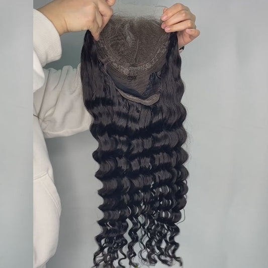 200% density 5x5 HD lace Loose Wave human hair wig