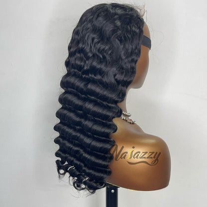 200% density 5x5 HD lace Pineapple Wave human hair wig