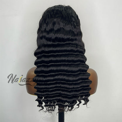200% density 5x5 HD lace Pineapple Wave human hair wig