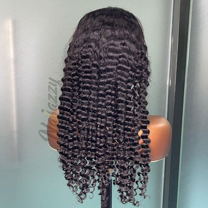 200% density 5x5 HD lace Deep Wave human hair wig