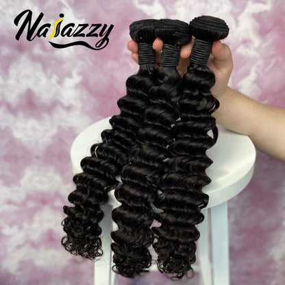 Top Raw Quality One Donor Hair Deep Wave Human Hair Bundles