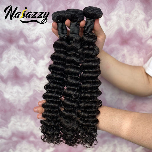Top Raw Quality One Donor Hair Deep Wave Human Hair Bundles