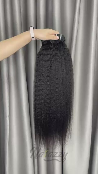 Ultra Collection Virgin Hair Quality Kinky Straight Human Hair Bundles